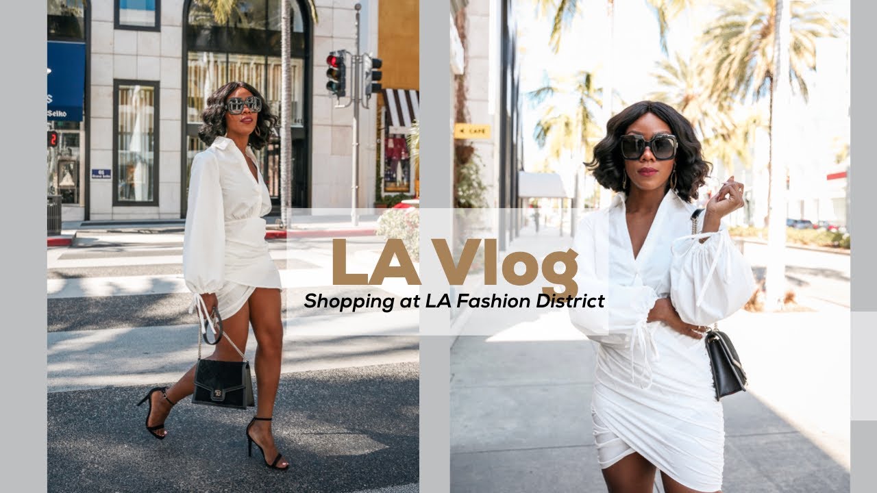 LA VLOG | Shop with me at  LA Fashion District  2021