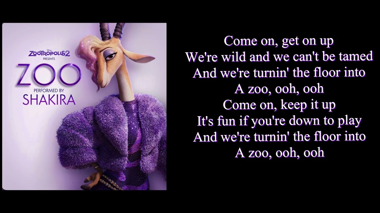 ZOO - Shakira ( Lyrics) 