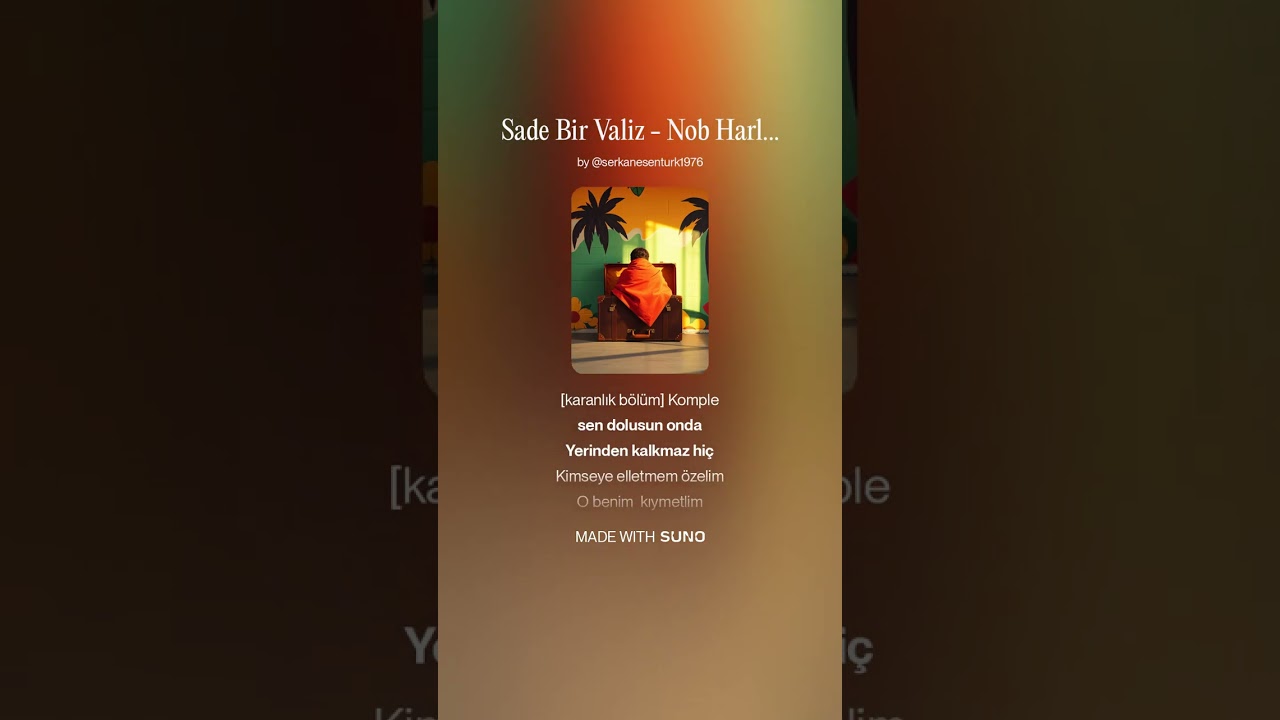 Sade Bir Valiz  - Nob Harley  (Reggae Vers.)   SERKAN ESENTÜRK  DJ SEES