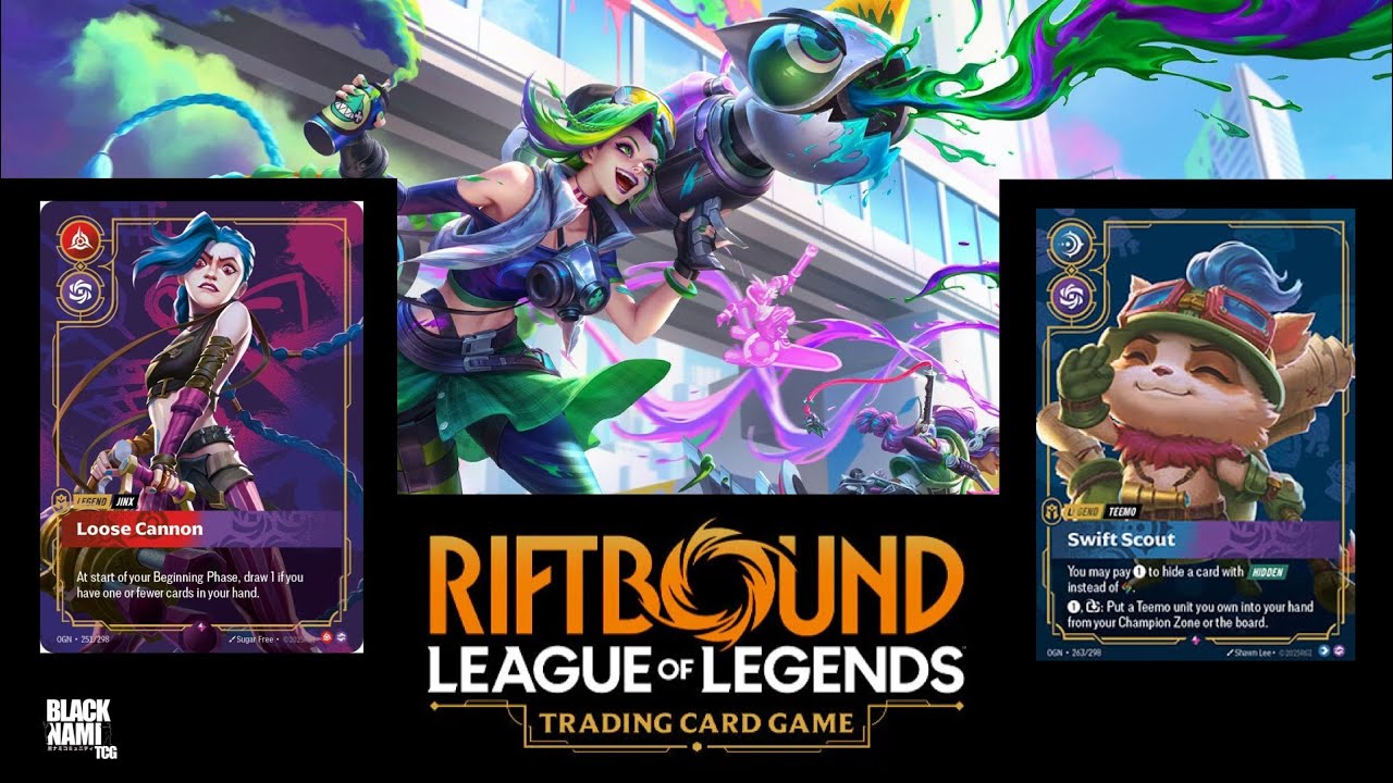 Riftbound TCG - Origins - Jinx VS Teemo - Outpost Gamecenter 