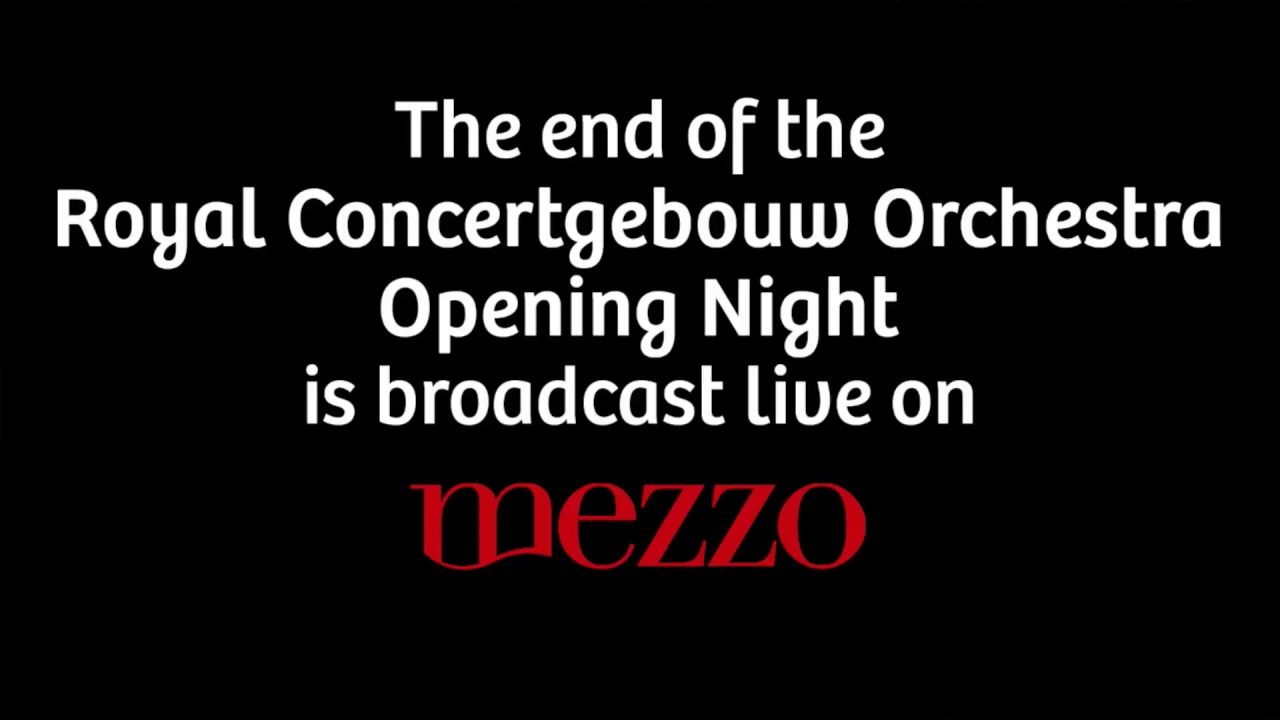RCO Opening Night 2017 - Live stream