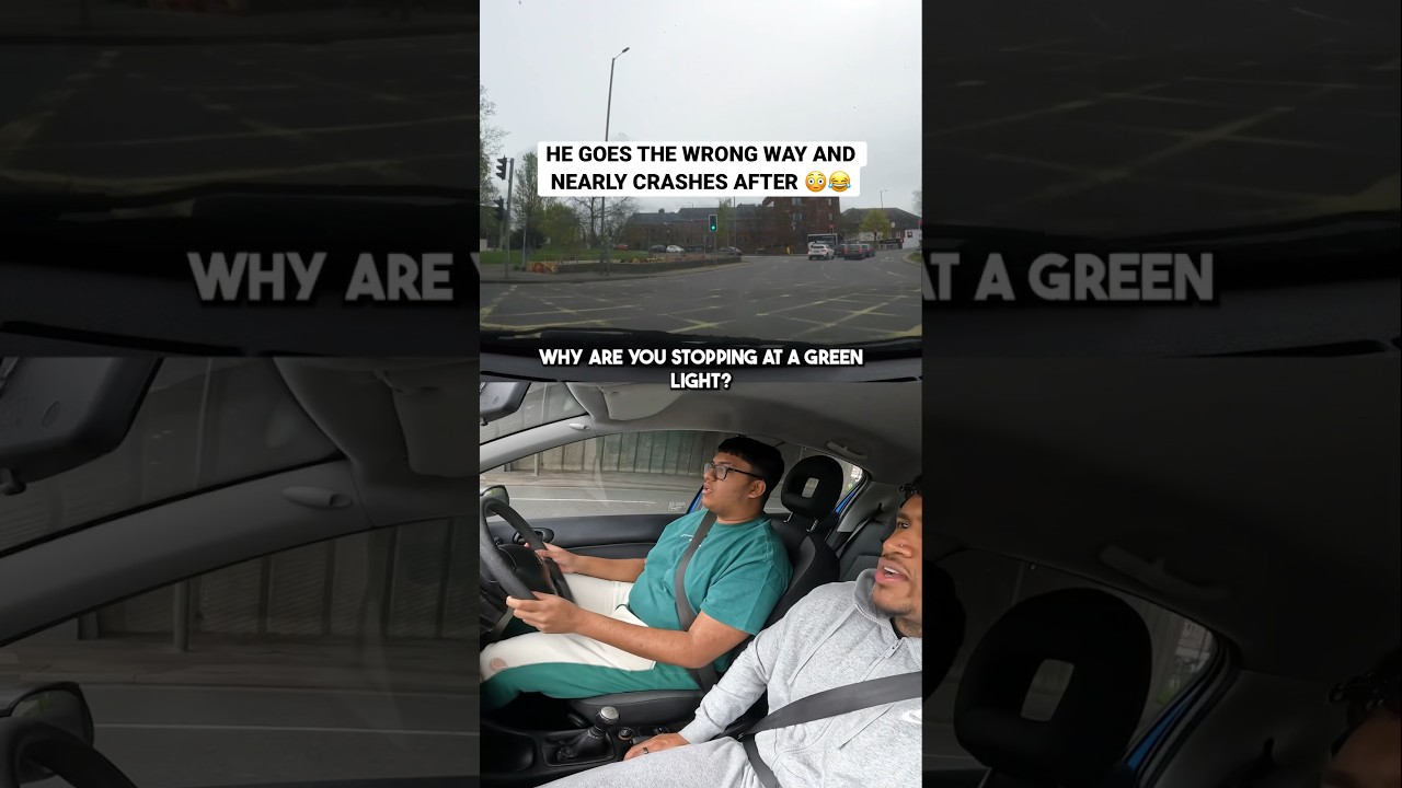 &ldquo;I was going to STOP!&rdquo; 😂 #shorts #driving #drivinglessons #drivingtest