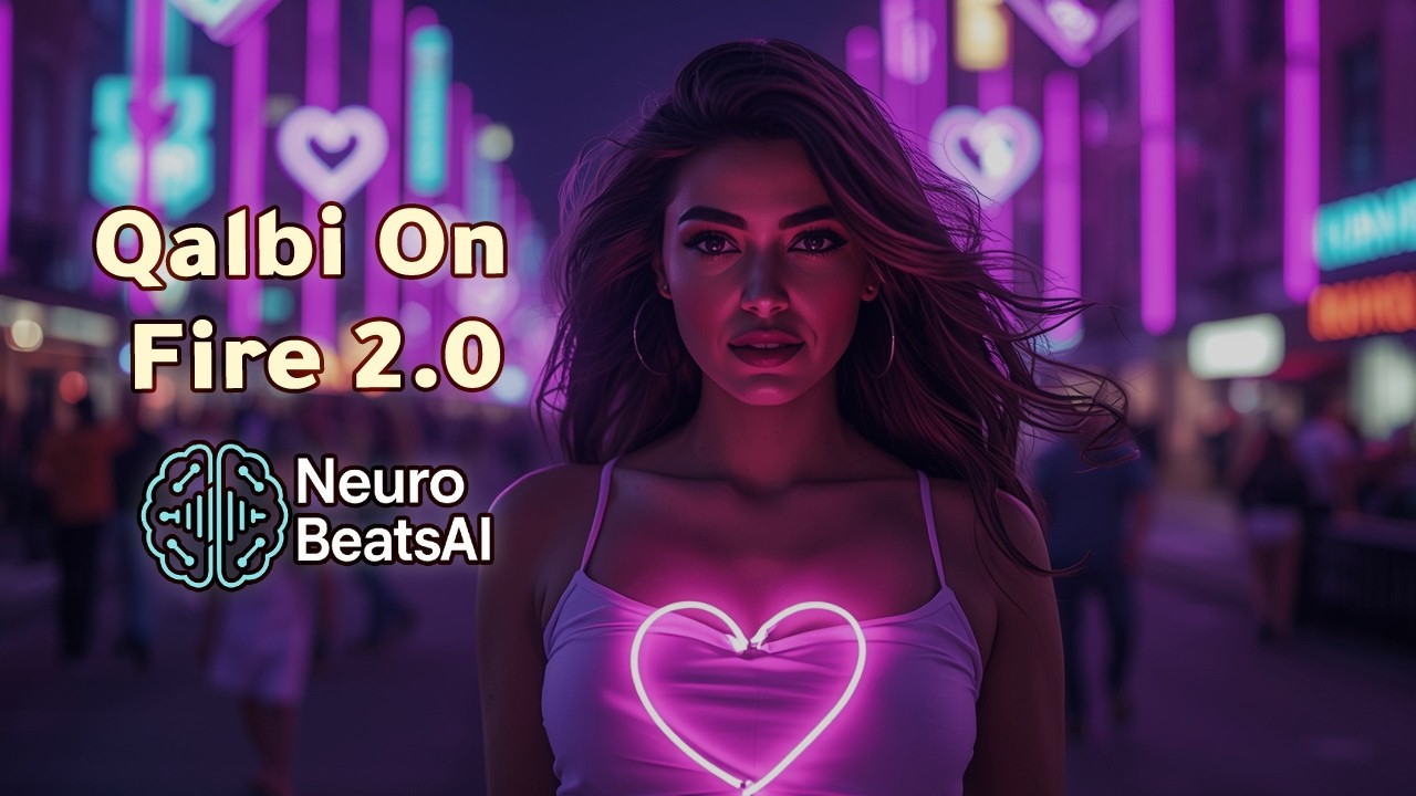 Qalbi On Fire 2 0 - Arabic-English Electro Pop Anthem | NeuroBeatsAI Originals