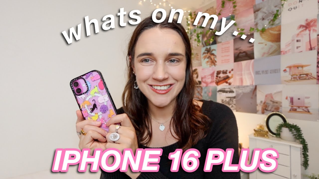 ЧТО В МОЕМ IPHONE 16 PLUS 💕 *обновленное*