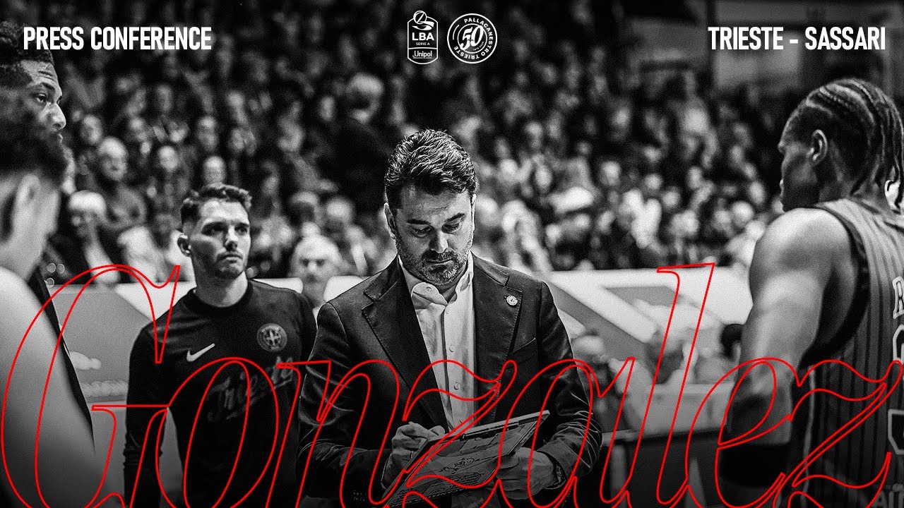 Pallacanestro Trieste - Dinamo Sassari | Coach González Press Conference🔴🎙️
