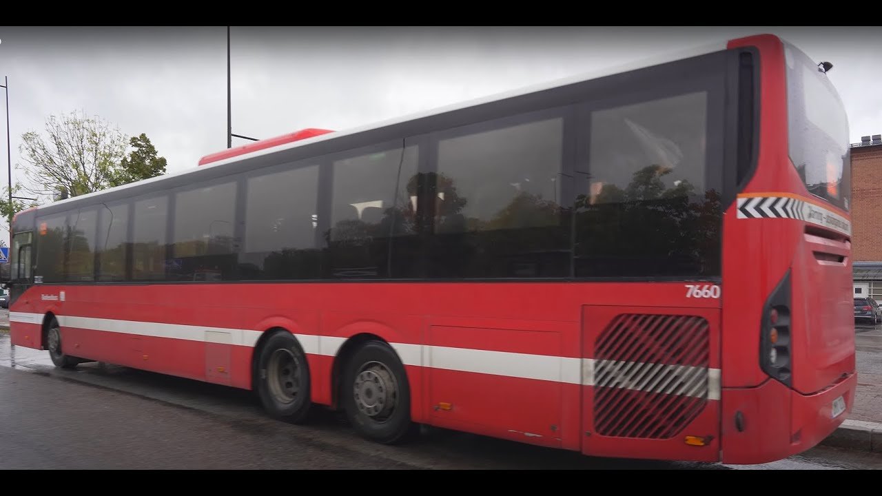 Sweden, bus 639 ride from Rimbo to Tekniska högskolan ( 1 of 2 )