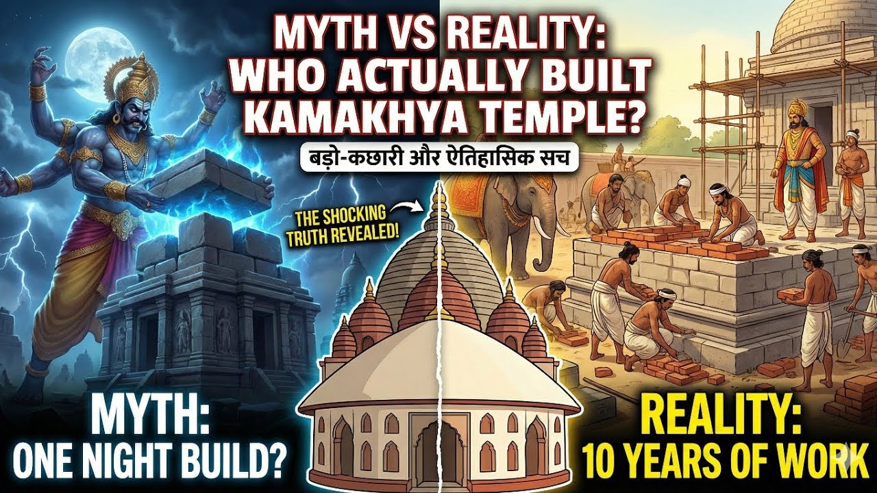 WHO ACTUALLY BUILT KAMAKHYA TEMPLE? The Shocking Truth Revealed! 10 Years vs 1 Night Myth