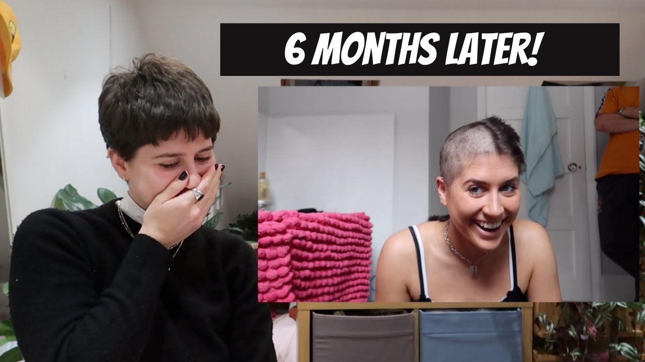 Reacting to me shaving my head in lockdown *6 MONTHS LATER* | Lucy Lynch