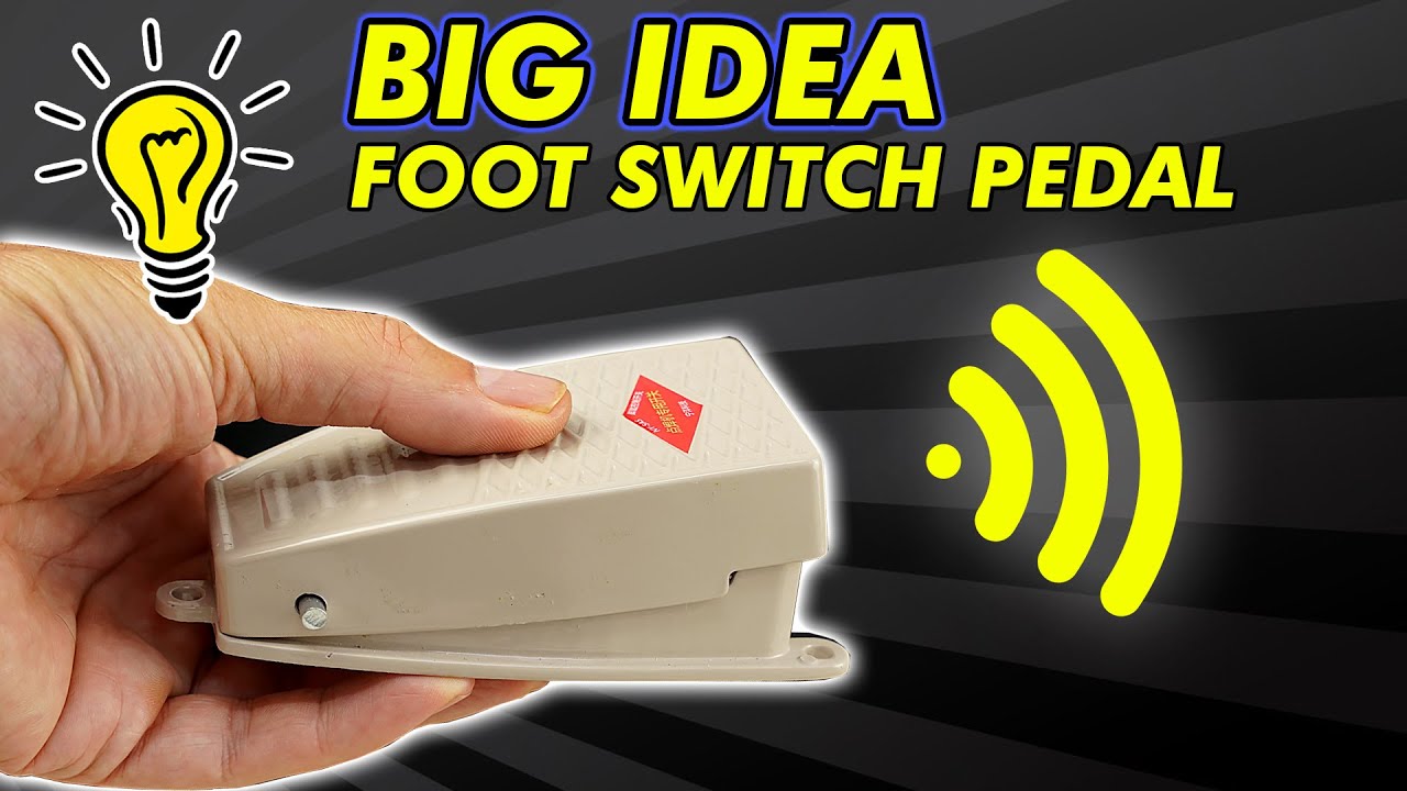 AMAZING!!! with this FOOTSWITCH pedal, I built really very useful object