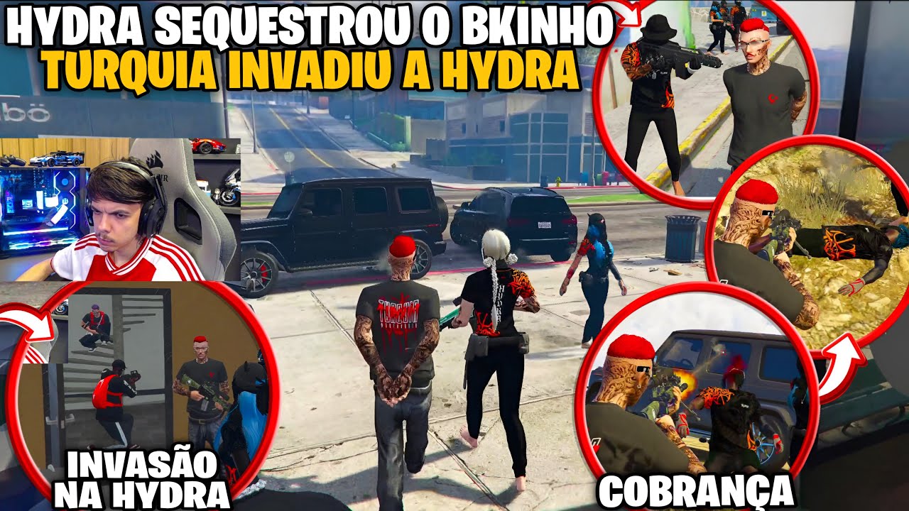 BK FOI SEQU3STRADO PELA HYDRA | TURQUIA FEZ O RESGATE DO BK | INVASÃO NA FAVEL4 DA HYDRA!