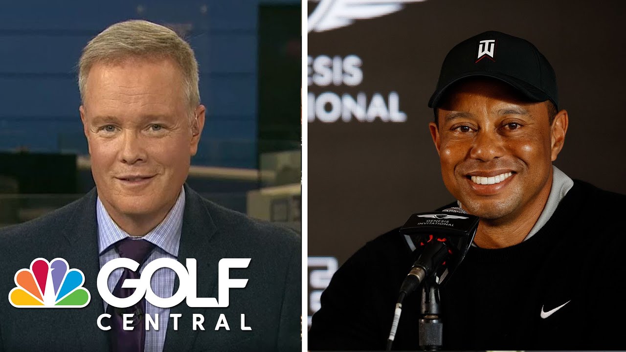 Tiger Woods holds court at Genesis Invitational | Golf Central | Golf Channel