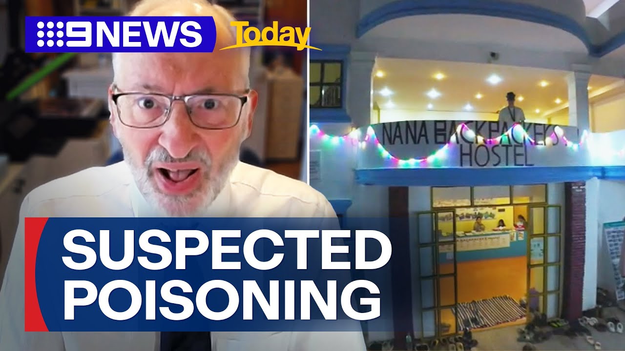 Forensic pathologist on suspected methanol poisoning on teens in Thailand | 9 News Australia