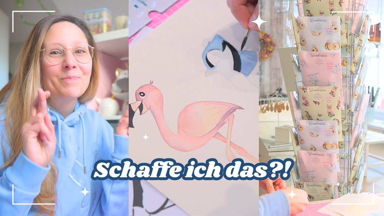 Kreativ-Vlog: Aquarelle, Sticker & Wundertüten - Werde ich rechtzeitig fertig?!