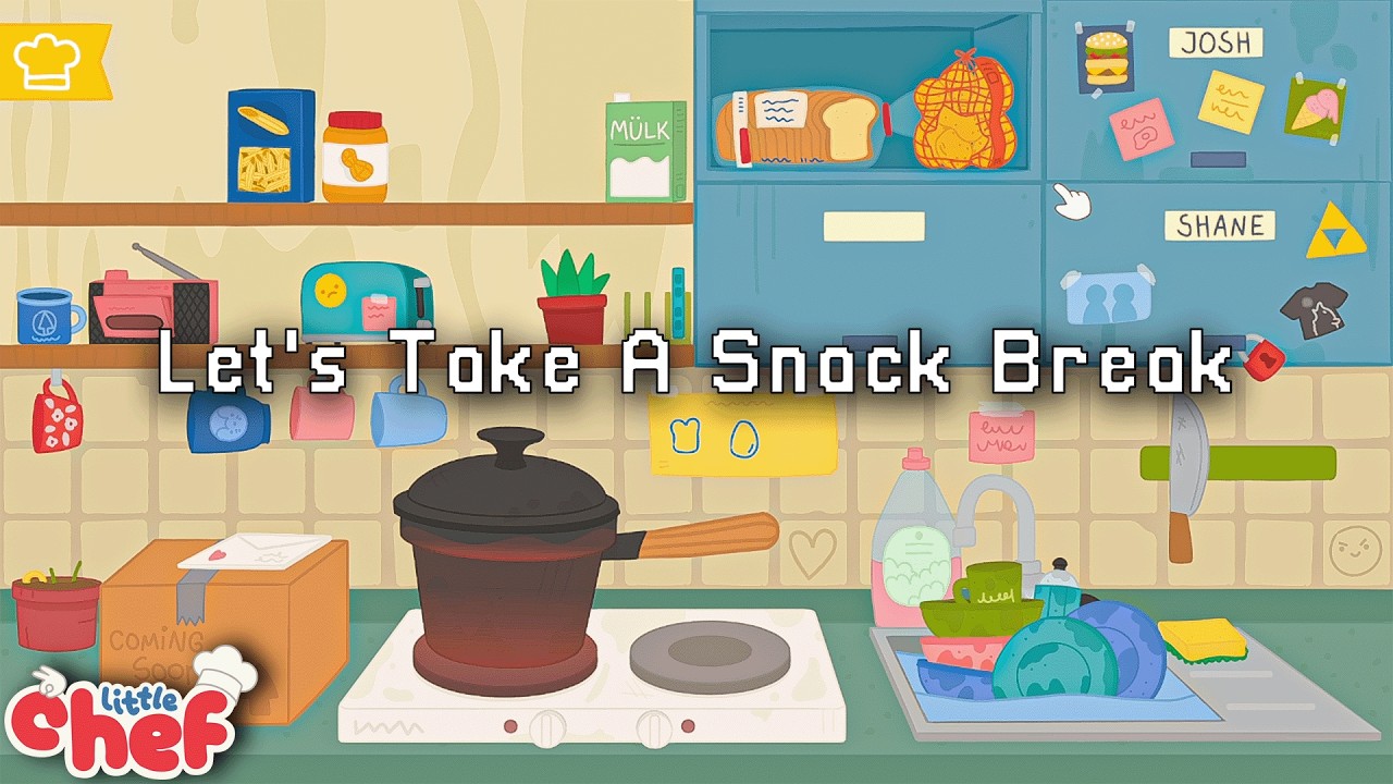 Let's Take A Snack Break | Cozy, ASMR, Little Chef Cozy Cooking