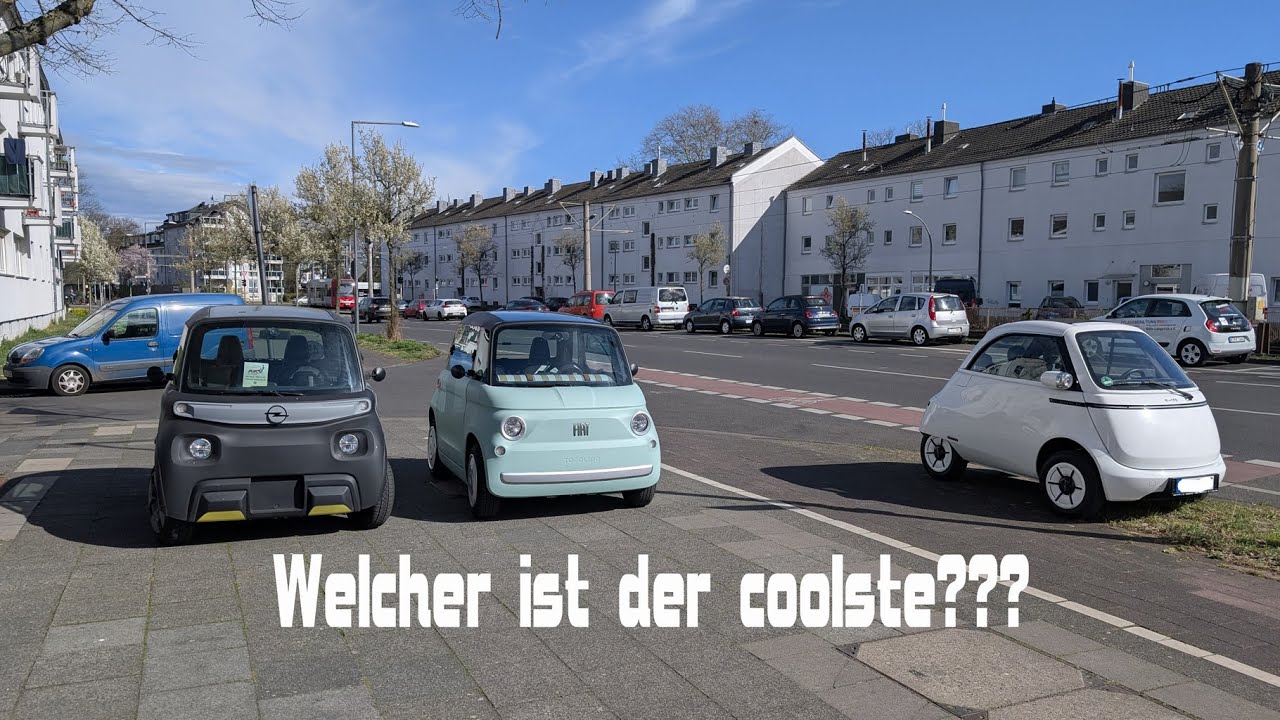 Topolino, Microlino, RocksE, fahren ab 15 (oder 18)? Bleibt der Topolino beim waschen innen trocken?