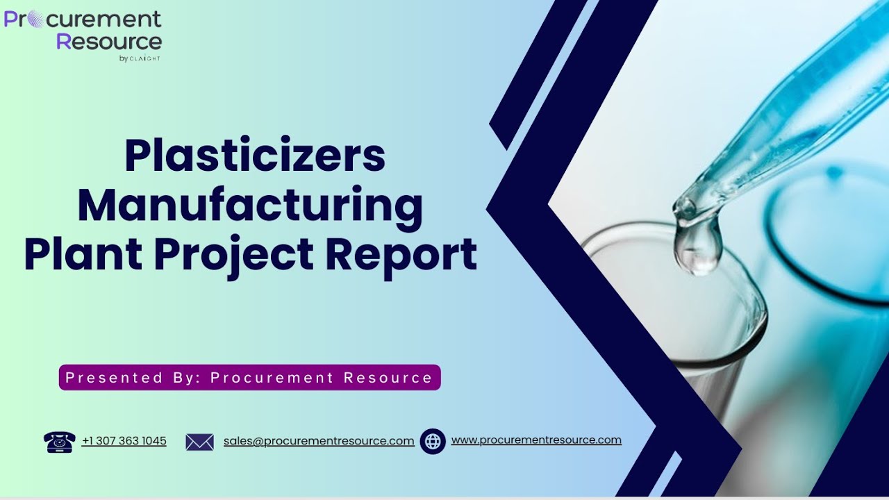 Plasticizer Manufacturing Plant Report: Market Scope, Process & ROI Analysis