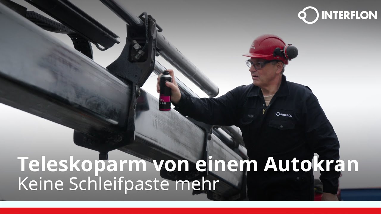 Wie man den Teleskoparm eines Autokrans richtig instand hält