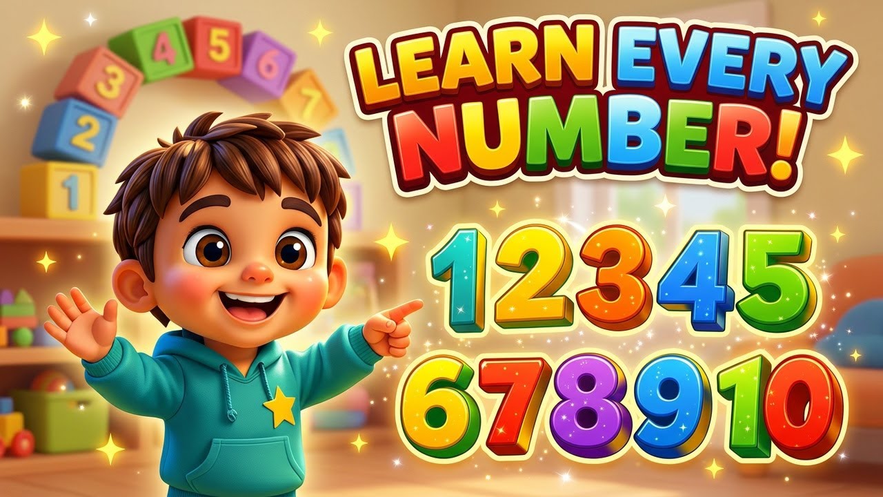 Learn Numbers 1 to 10 for Kids 🔢✨ | Counting Practice + Fun Animation | GiggleBloomTV