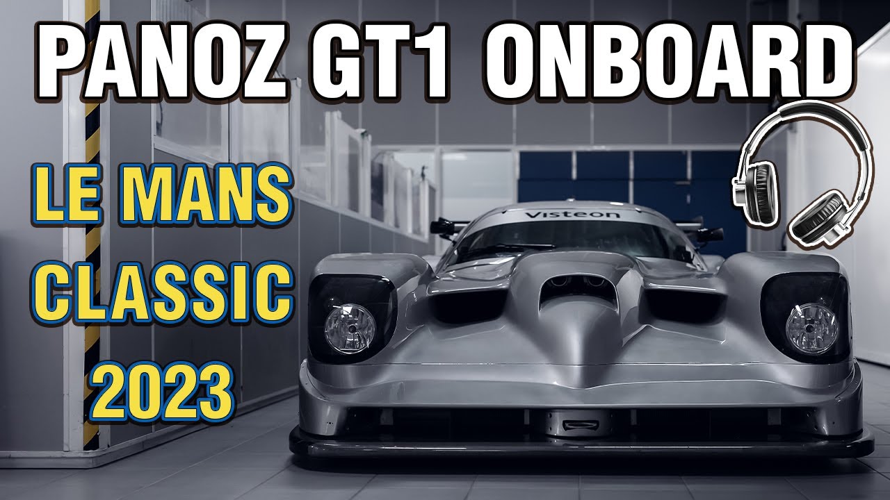 Panoz Esperante GTR1 Onboard | Le Mans Classic 2023 – Brutal V8 Sound, Drying Track & Heavy Traffic