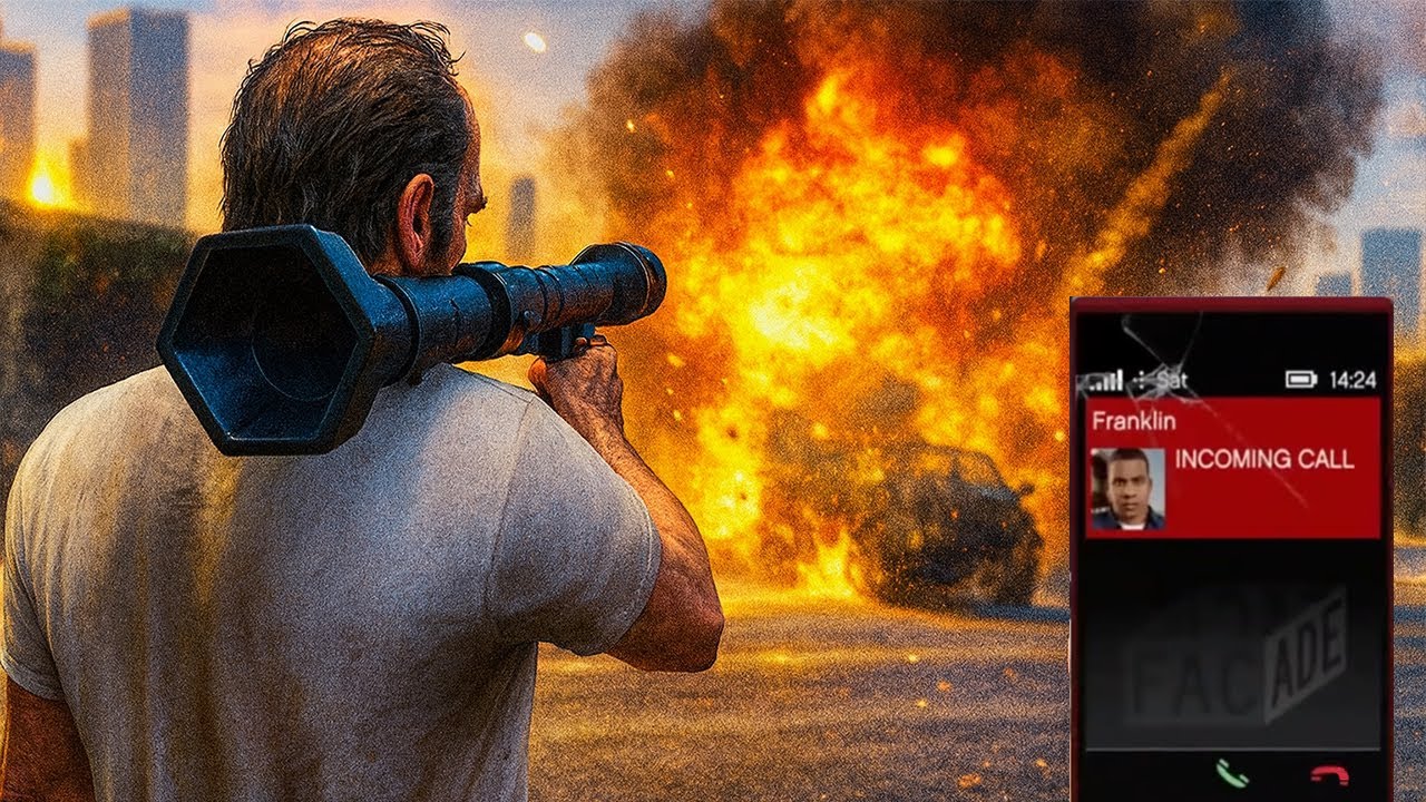 Trevor Attacks Franklin’s House - GTA 5
