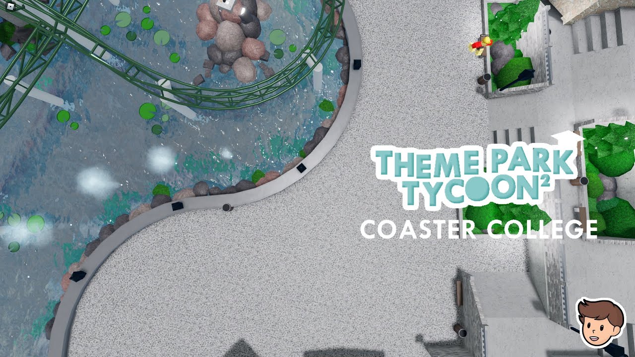 🎓 How To Build CURVED Paths | Theme Park Tycoon 2 Coaster College | Tutorial