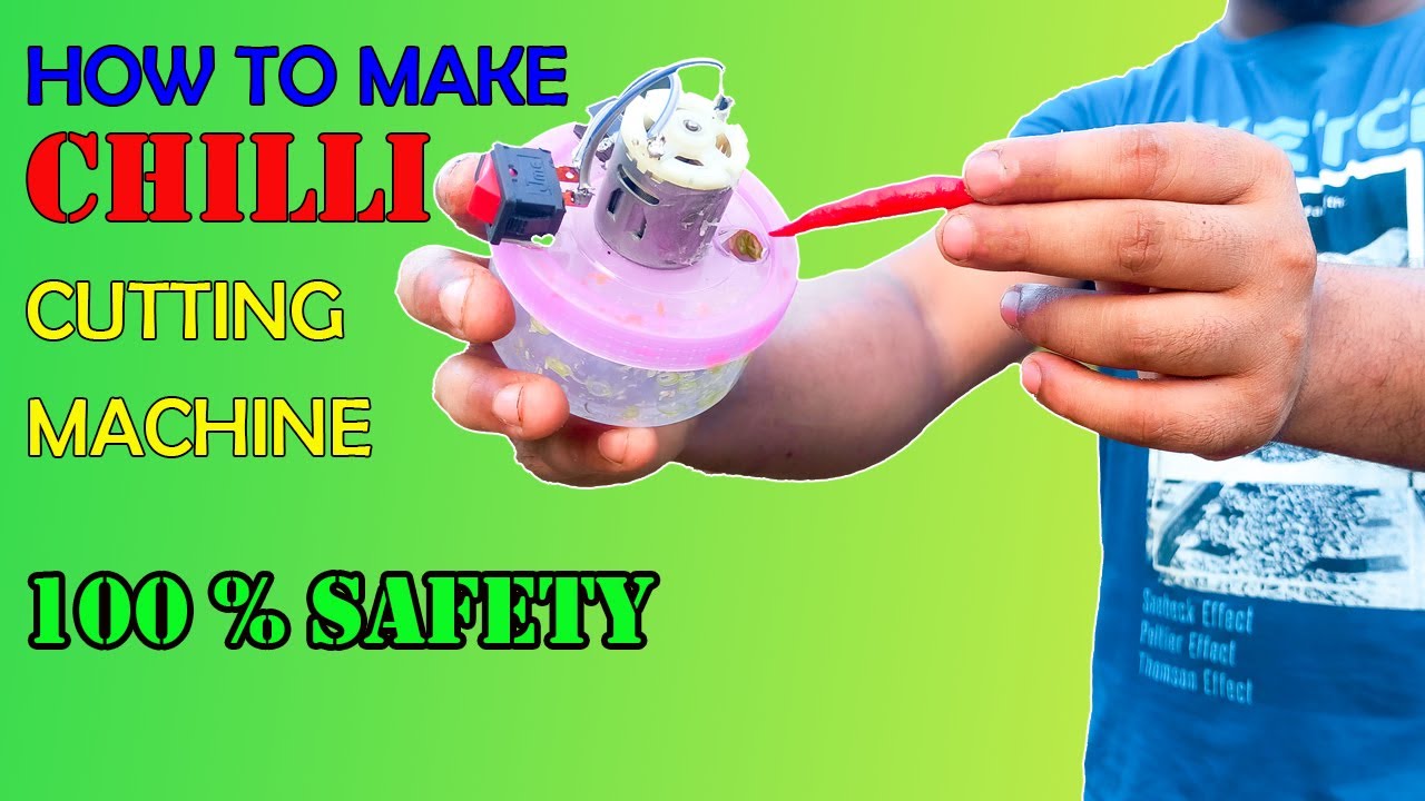 How To Make Chilli Cutter At Home || मिर्च काटने वाला मशीन ||