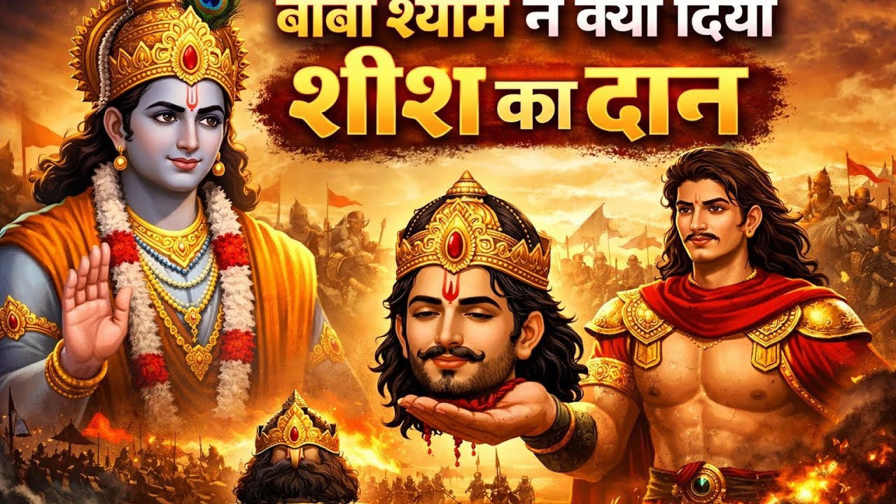 Shyam baba ne kyu deya sish ka daan | kath 2026