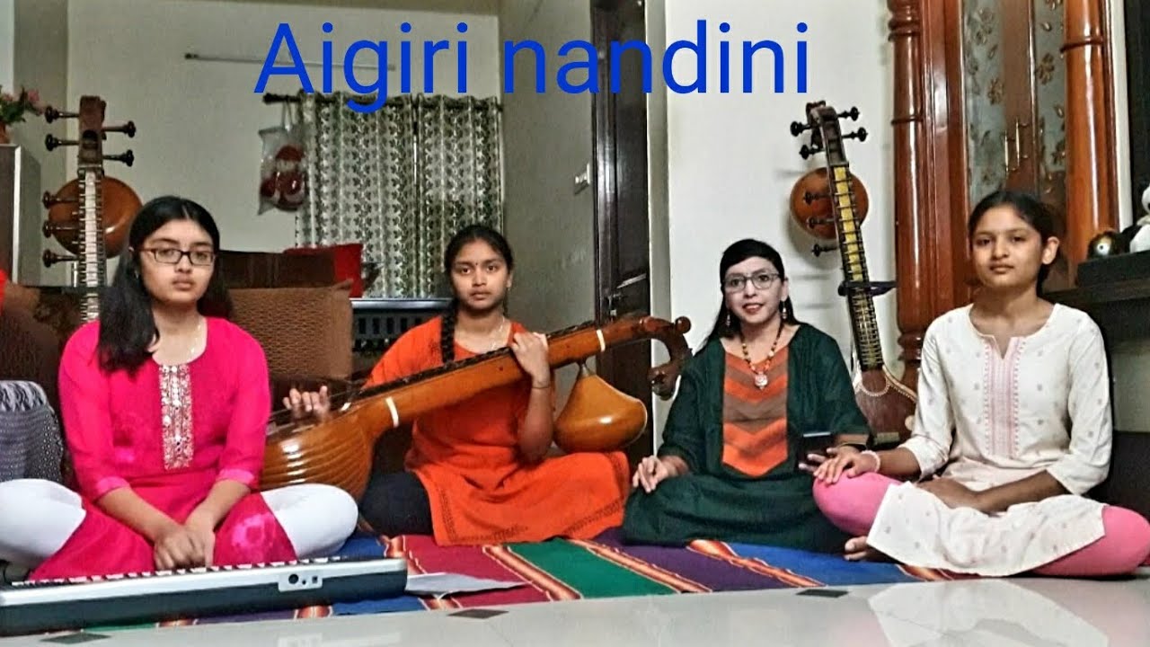 Aigiri nandini stotram | Mahishasura mardhini stotram|Navratri Song | vocal and instrumental #music 