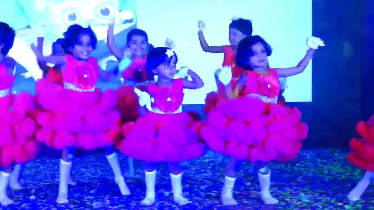 Creative Champs 3rd annual day celebration 🎉🎉 Pre KG Girls 💃💃💃💐😍