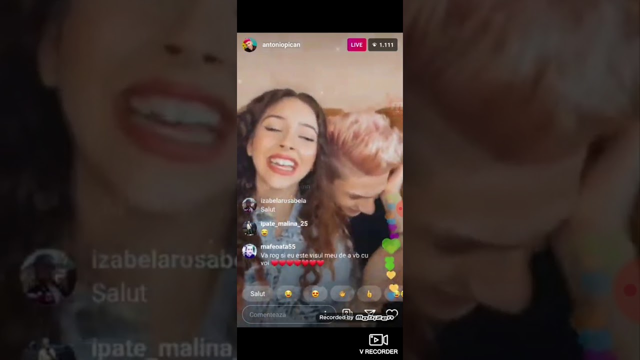Bibi și Antonio Live🛑 (De la început)😘😍