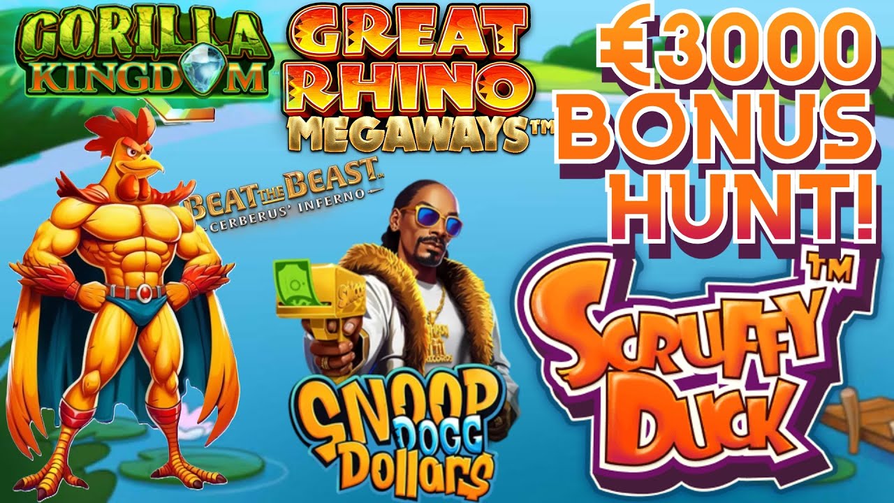 €3000 BONUS HUNT!!🔥😎🎰