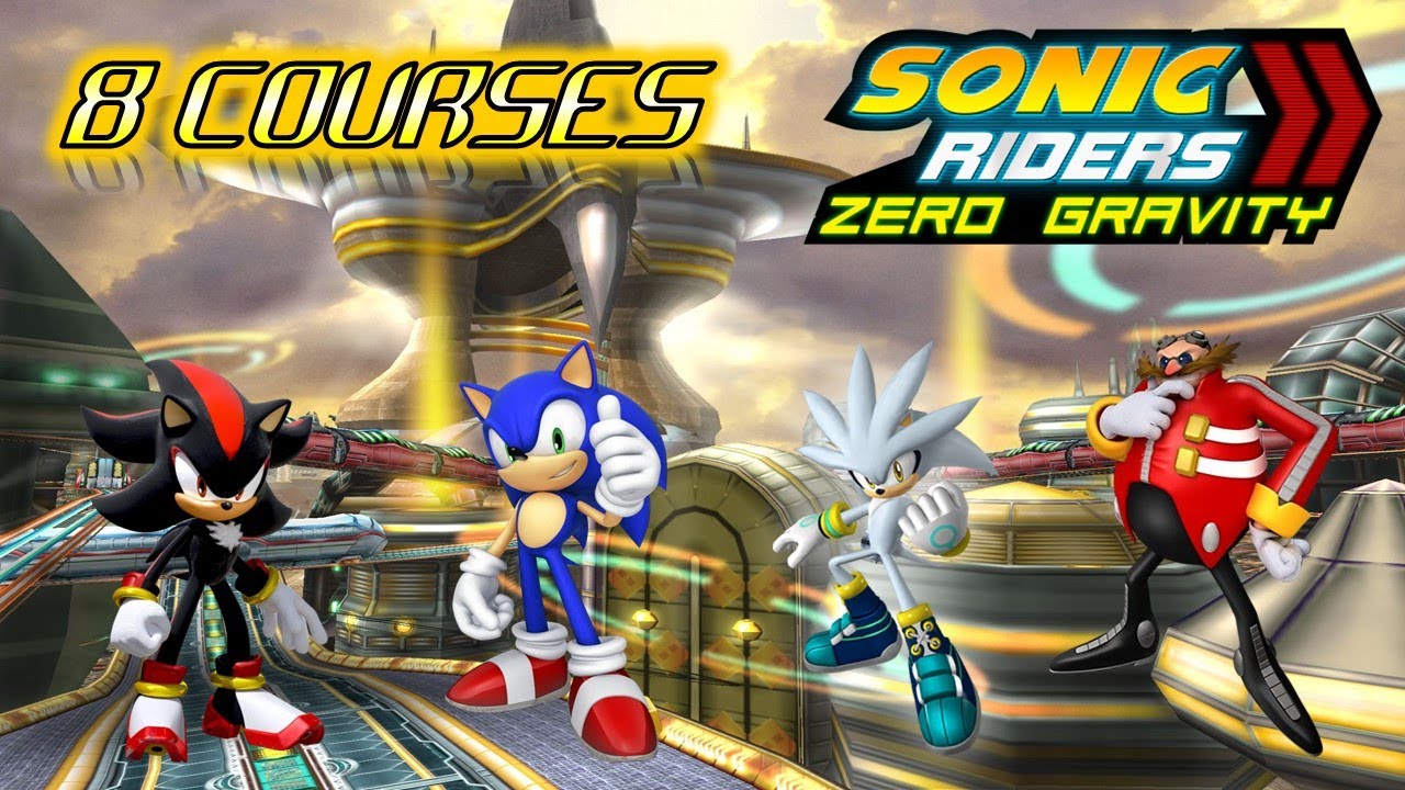 Sonic Riders: ZG - Normal Race Mode - 8 Courses (2/2) With 4 Players