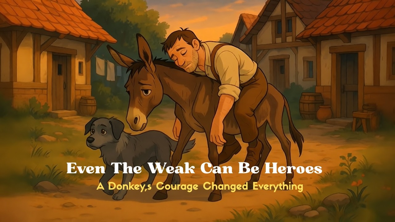 The Donkey Who Saved a Life | A Powerful Story of Kindness, Loyalty & Hope @HopefulWisdomStories