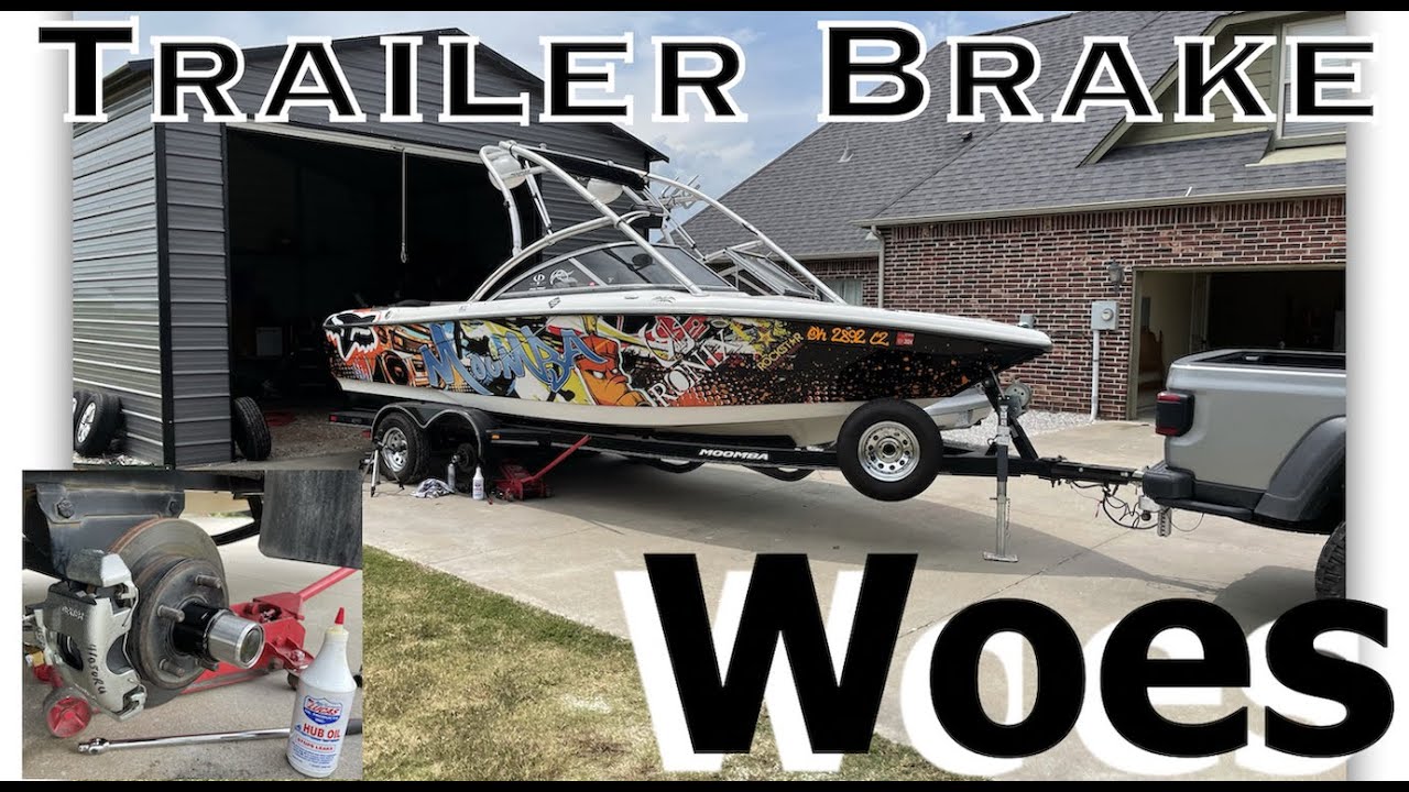 UFP Boat trailer Brake Caliper failure / repair.