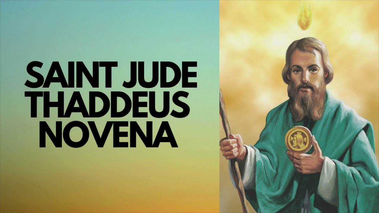 SAINT JUDE NOVENA  | 9 Day Novena | For hopeless causes, desperate situations, and grave illnesses.