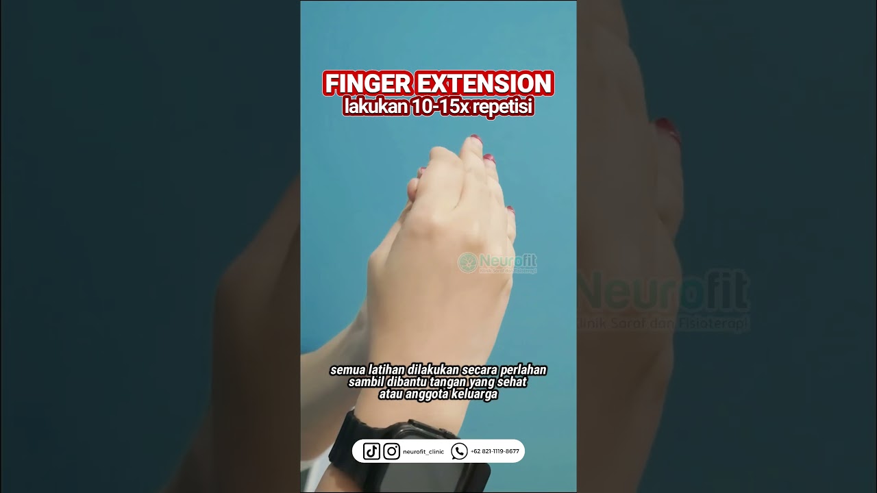 LATIHAN JARI TANGAN PASIEN STROKE