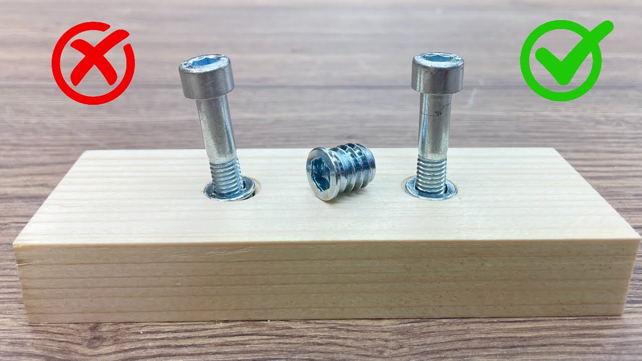 With this DEVICE, each SCREW SLEEVE will always be PERFECTLY STRAIGHT!