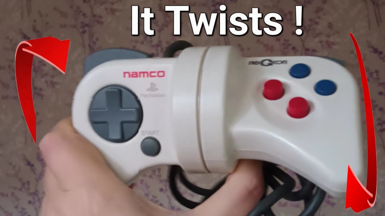First Time With The Weird Negcon Controller (PS1)