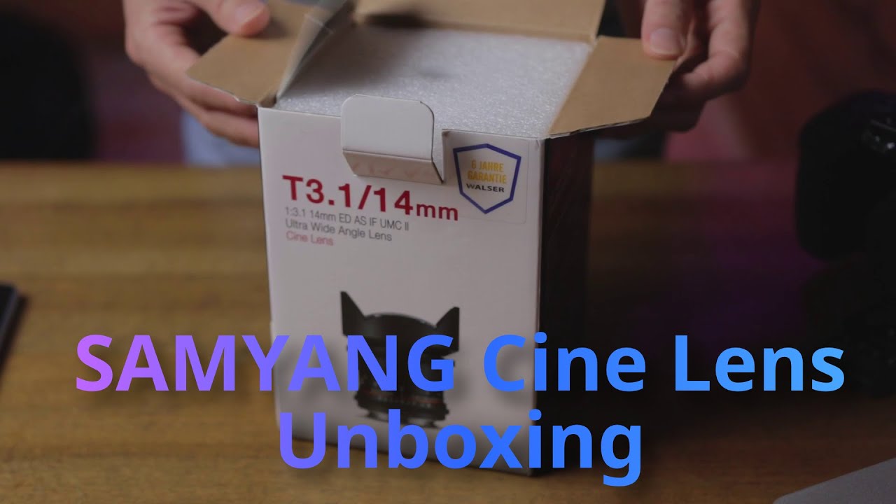 SAMYANG 14mm/T3.1 Cine Lens Unboxing｜BMPCC4K+ Viltrox EF-MII