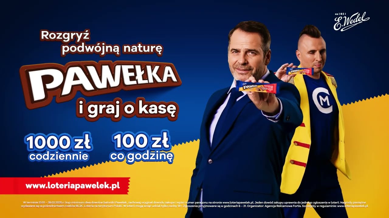 Rozgryź podw&oacute;jną naturę Pawełka i graj o kasę!