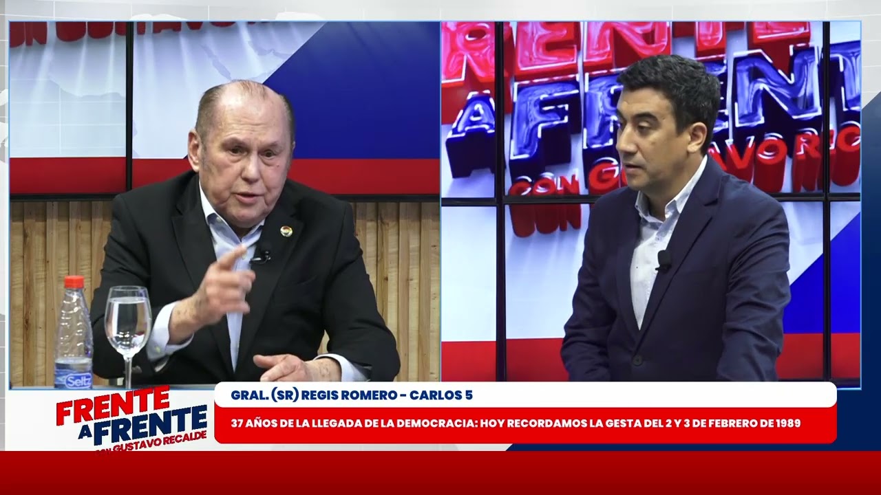 FRENTE A FRENTE - GRAL.  REGIS ROMERO - CARLOS 5