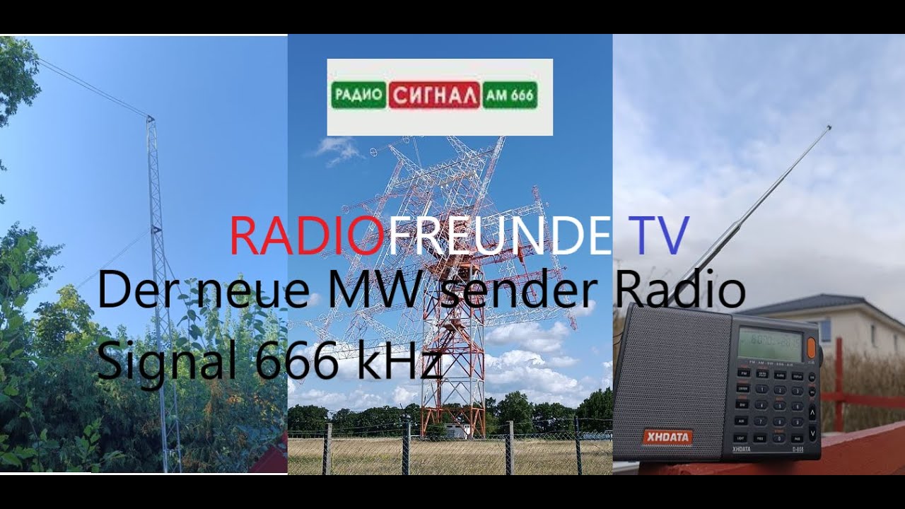 Der neue MW Sender: Radio Signal 666 kHz aus Litauen