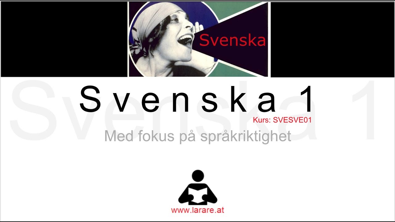 Webblektion: Svenska 1: kunskapskrav i google