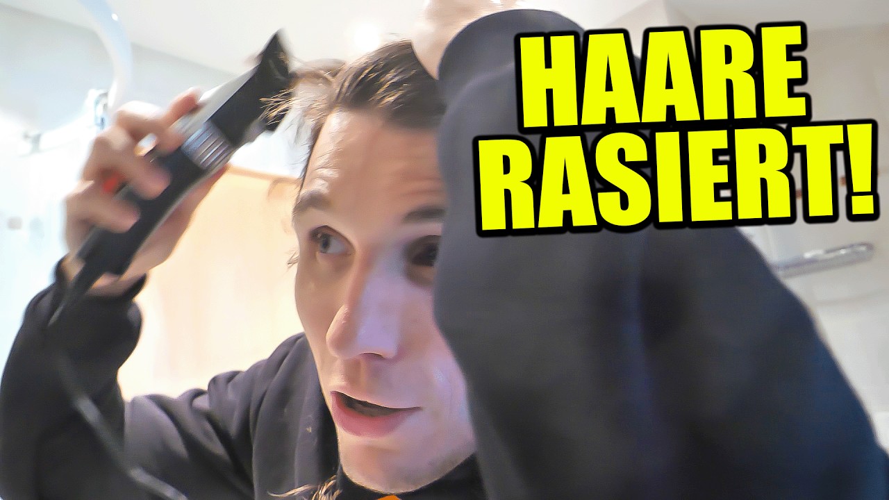 Paluten rasiert seine Haare weg