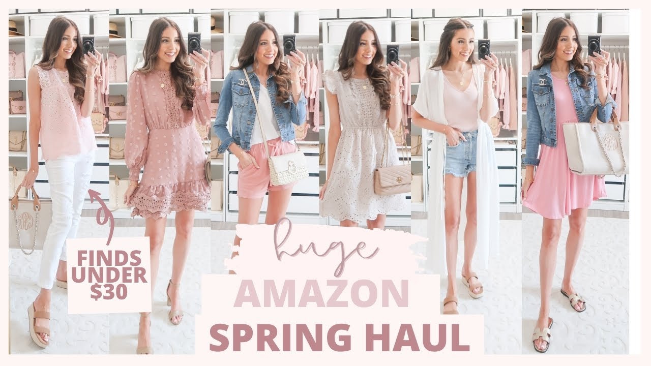 HUGE AMAZON FASHION SPRING TRY ON HAUL 2021 🌸 | Cutest Spring Outfit Ideas Under $30