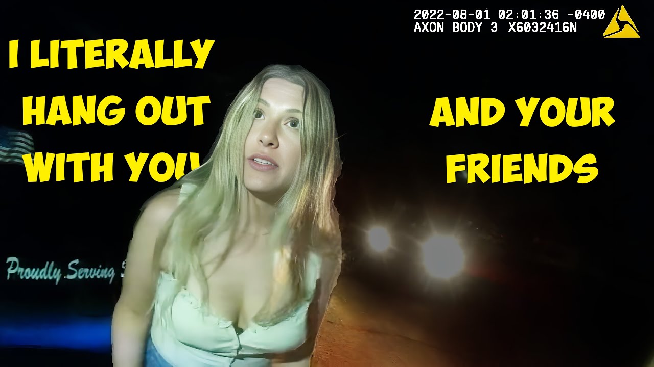 Entitled Girl Drives Into a Ditch and Thinks She Is Above the Law