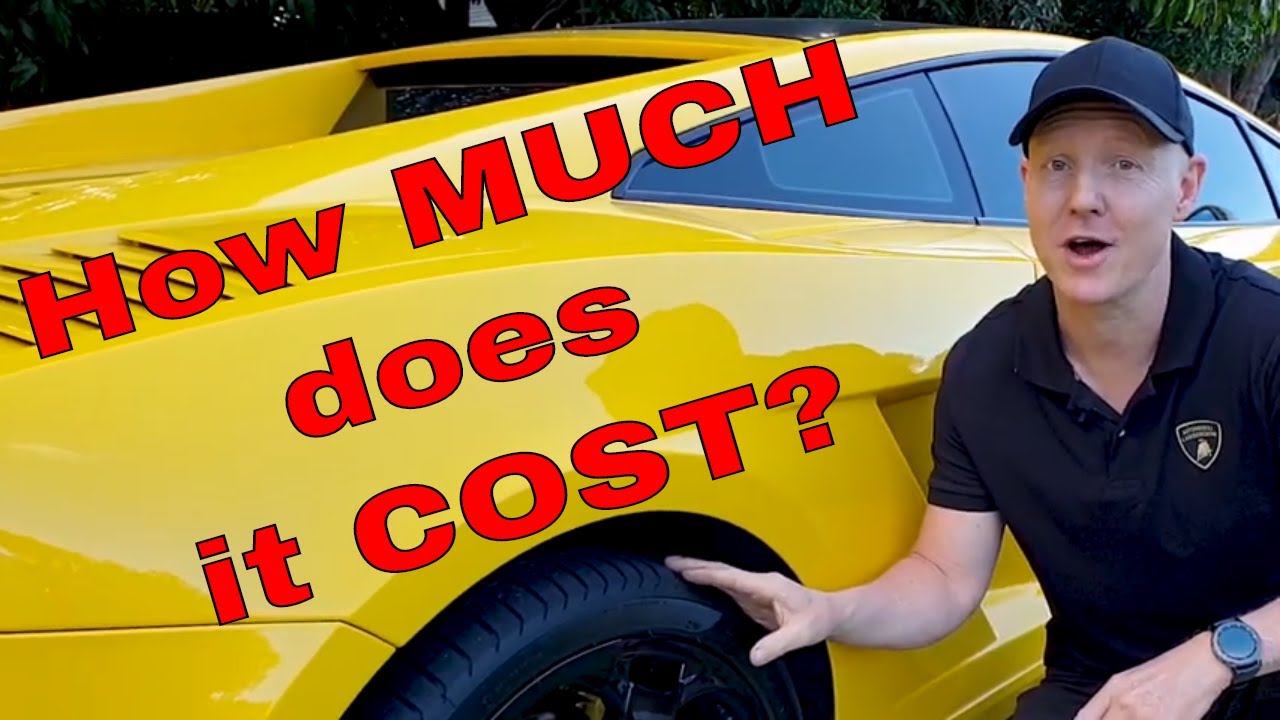 How much does it cost to SELF MAINTAIN a Lamborghini?