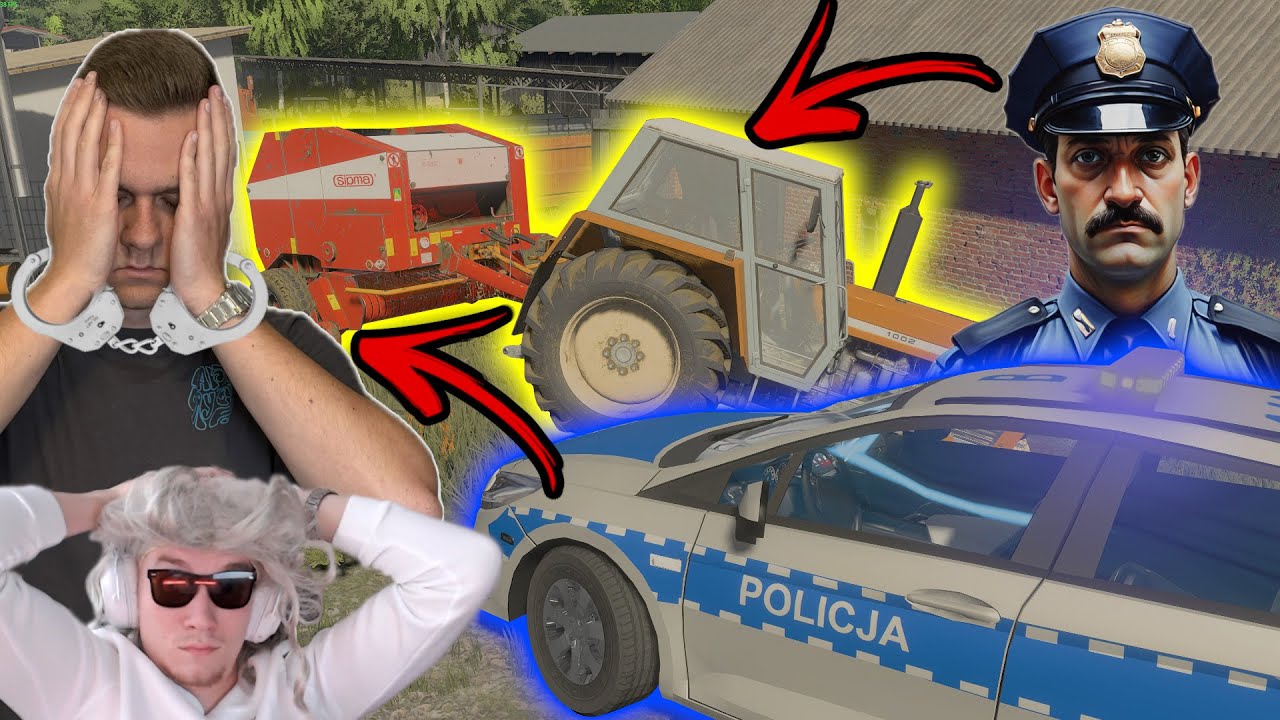 ZOSTAŁEM ZATRZYMANY ZA KRADZIEŻ😤PRZECIEŻ TO M&Oacute;J CIĄGNIK😯 JAREK GO ZWOLNI!   | MPG |