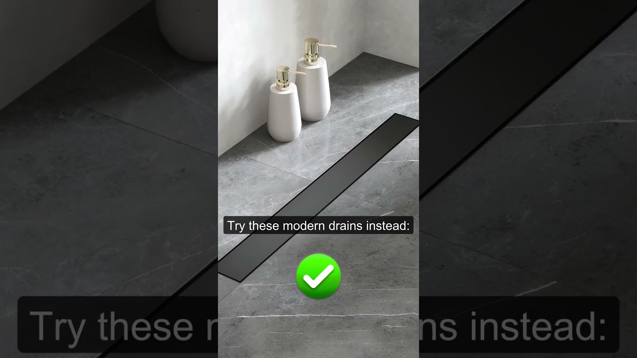 Trending floor Drain Designs for Modern Bathrooms 2025! ✨ (Linear, Tile-Insert & Smart Tech) |