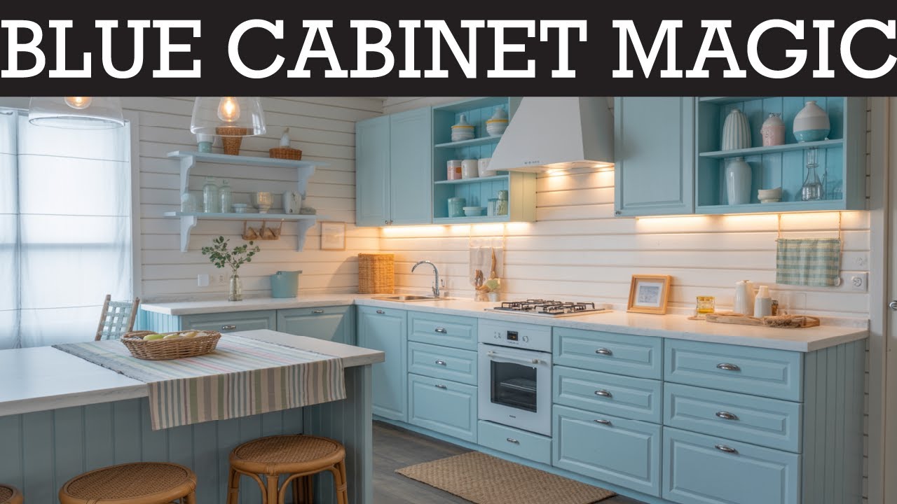 Trending Blue Kitchen Cabinet Ideas You&rsquo;ll Love